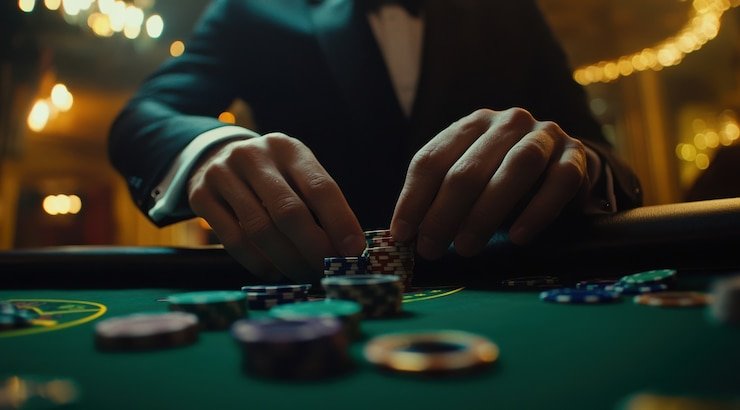 Evolution Gaming baccarat table with live dealer on sja138 platform